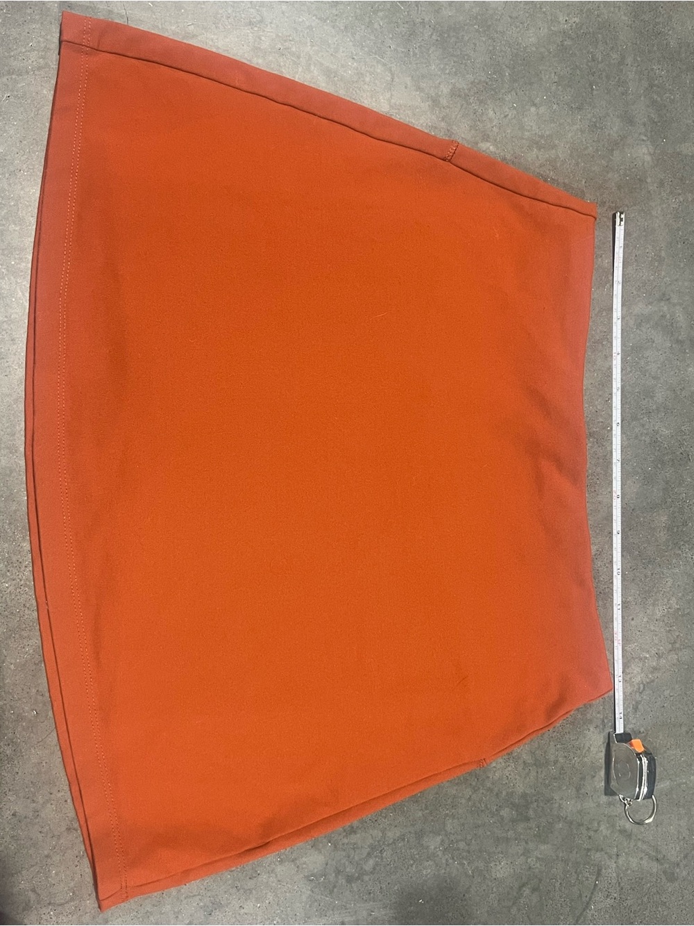 CALIA Women's Orange Skort with Clean A-Line Cut